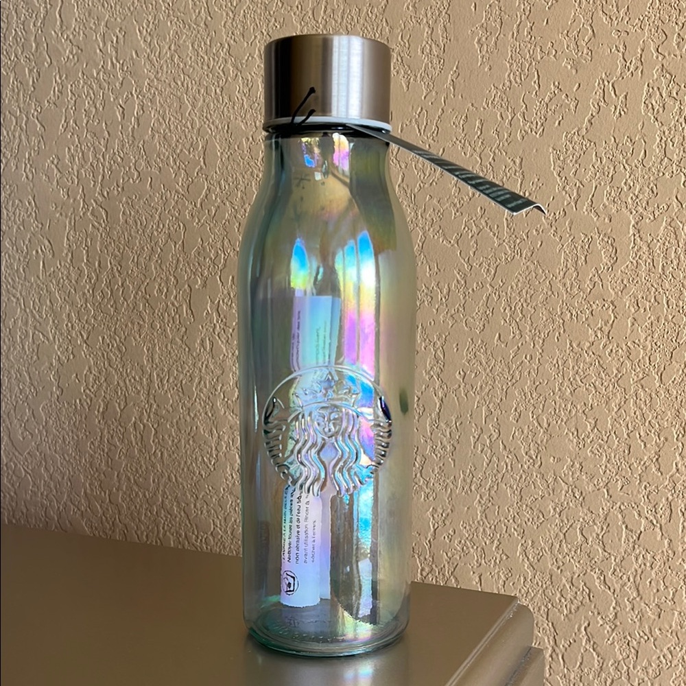 STARBUCKS Mermaid Glass Cup NEW!